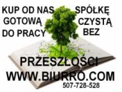 Sprzedam spółkę z historią. Tel. 507 728 528