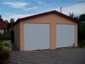 Garaże blaszane tynkowane, przygotowujemy projekt + realizacja