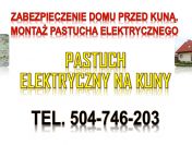 Ile kosztuje pastuch elektryczny na kuny Tel. 504-746-203, montaż, kuna