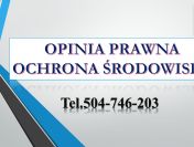 Ochrona środowiskowa, tel. 504-746-203, pozwolenie na budowę, opinia