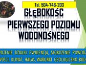 Poszukiwanie wody na działce cennik tel. 504-746-203. Sprawdzenie map
