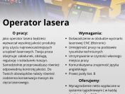 operator lasera CNC 540euro netto