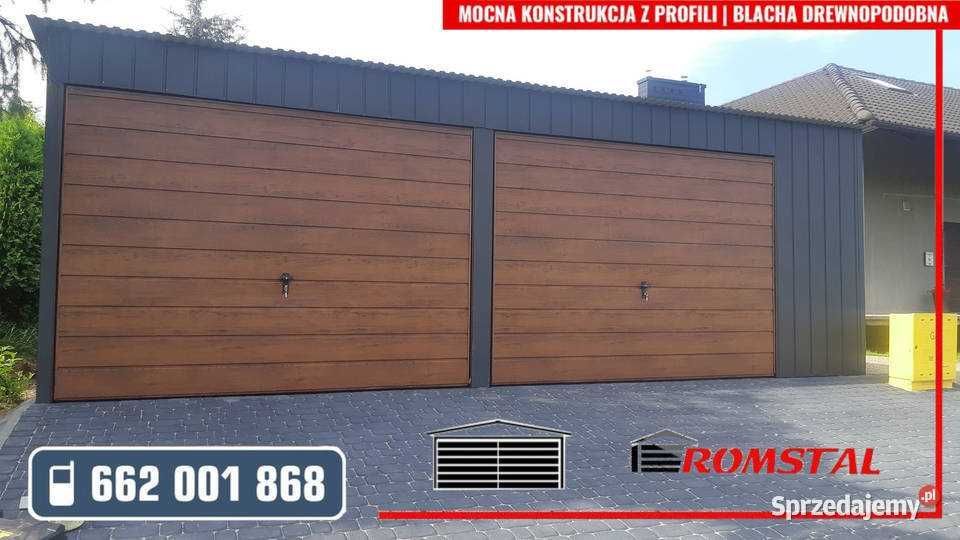 Garaż Blaszany Jednospadowy 8x6m - GRAFIT - HALA - Romstal  - Zdjęcie 1