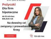 SKUTECZNE FINANSOWANIE DLA FIRM BEZ BIK POD ZABEZPIECZENIE NIERUCHOMOSCIA