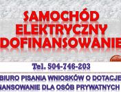 Nasze auto elektryczne, wniosek o dofinansowanie do samochodu elektrycznego.