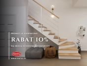 Sierpniowa promocja obicia schodów z rabatem 10%