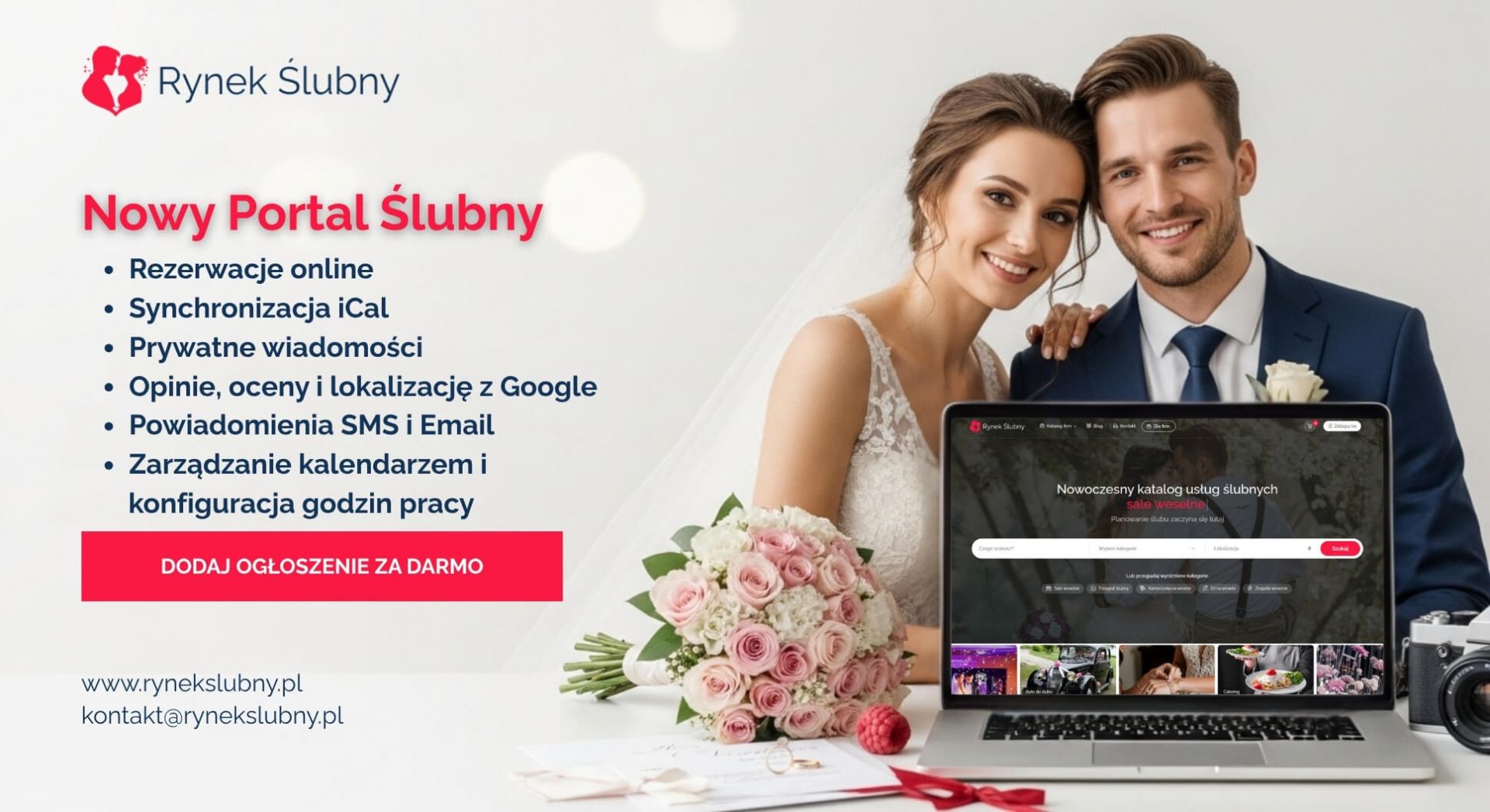 Nowy Portal Ślubny – Dodaj Ogłoszenie  - Zdjęcie 1