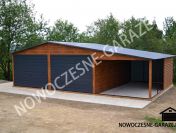 Garaż blaszany 6x5 konstrukcja profil ocynk