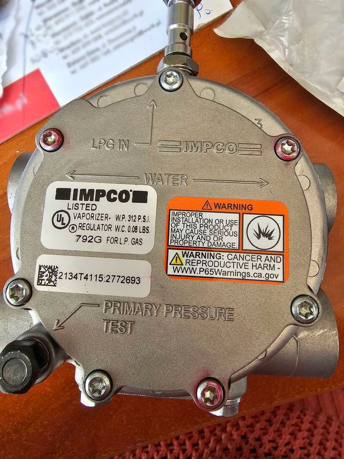 Parownik reduktor gazu LPG Linde oryginał części zamienne wózki widłowe Borkowo - Zdjęcie 1