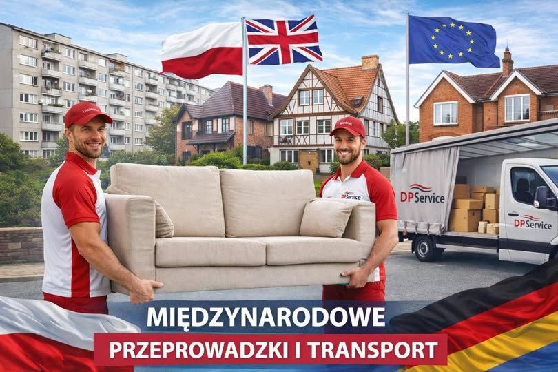 Międzynarodowe Przeprowadzki i Transport Towarowy UK, UE, PL Gdynia - Zdjęcie 1